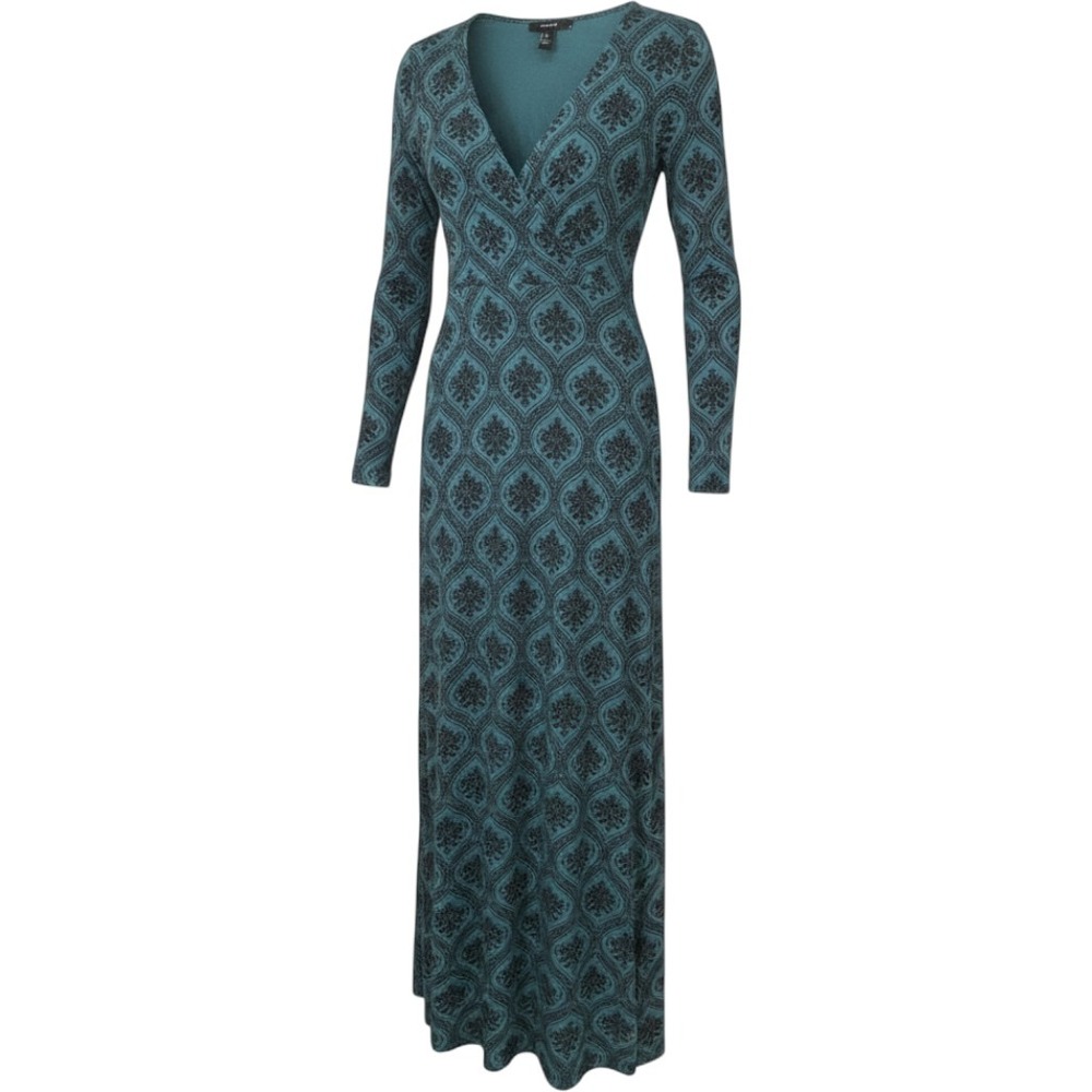 forever 21 grey maxi dress Womens Babydoll Y2K Sz Small Teal Whimsigoth Indie Fairy NA-09.02.25AM
